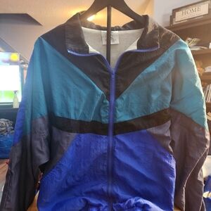 Vintage Avait Sportif Men's Multicolor Windbreaker Jacket